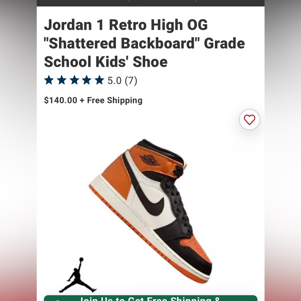 2021 Air Jordan 1 Mid SE Turf Orange 6Y 7.5W s38